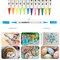 24 Colors Acrylic Paint Markers, Dual Tip Acrylic Paint Pens with Brush & Fine Tip, Premium Paint Markers for Coloring, Canvas, wood, Stone, Rock Painting, Glass